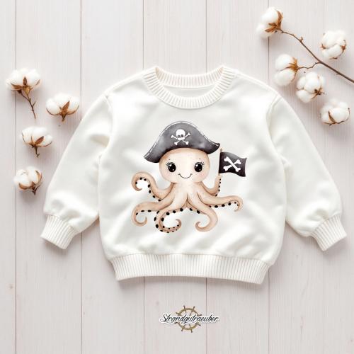 Buegelbild Piratenkrake